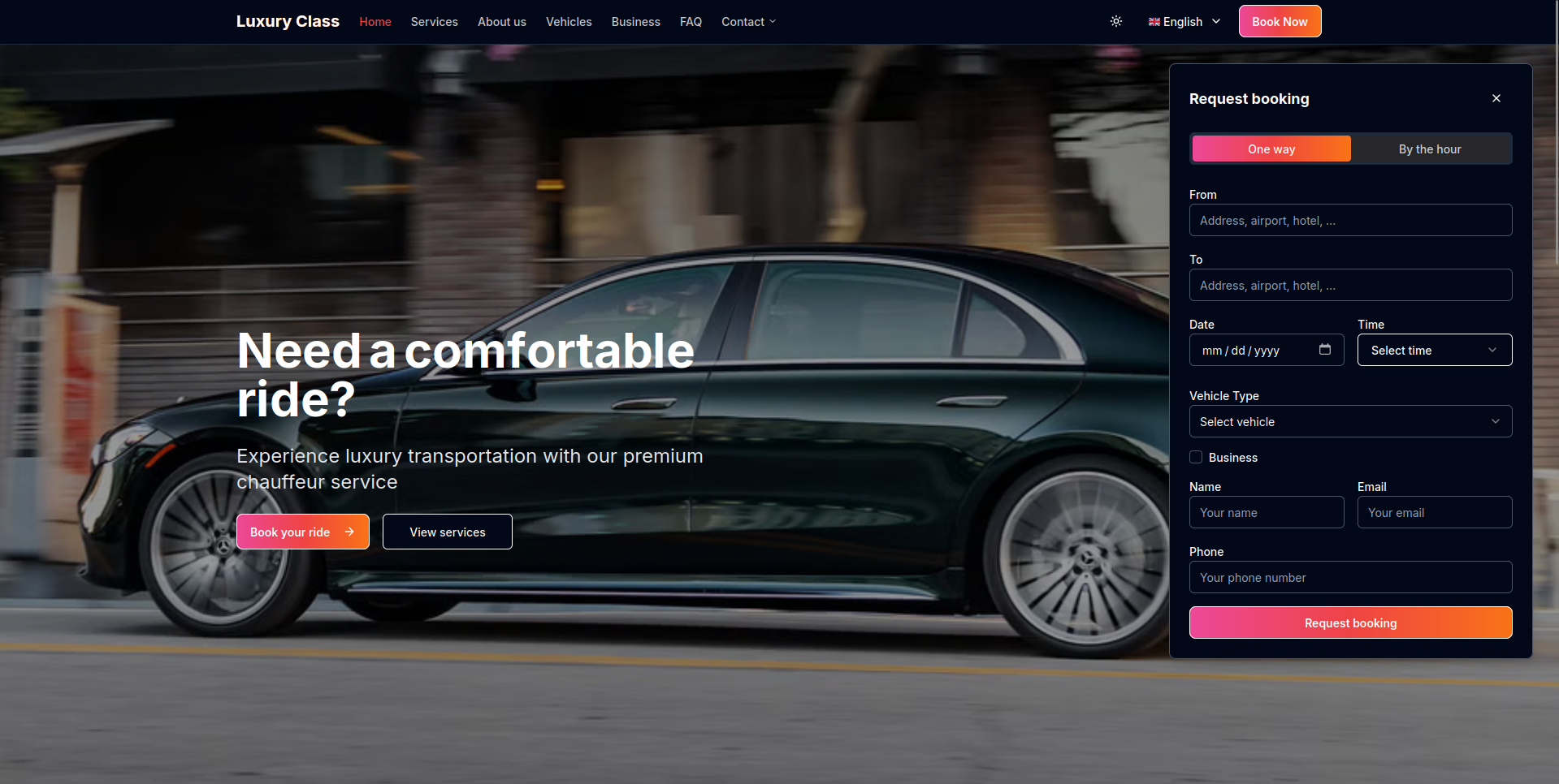 Luxury Class Transport